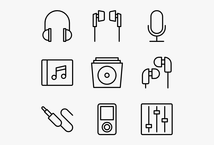 Music Note Pattern Png - Transparent Hobbies Icon Png, Png Download
