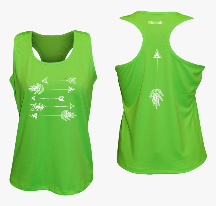 Women S Reflective Tank Top Shirt Arrows - Sleeveless Shirt, HD Png Download