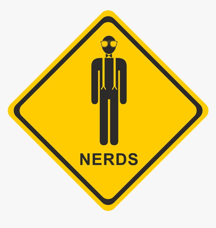 The Life Of A Nerd - Attack Cat Sign, HD Png Download