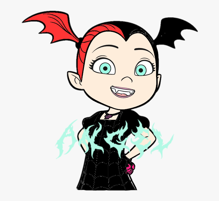 Vampire Vampirina Littlevampire Greeneyes Myedit Half - Vampirina Clip Art, HD Png Download