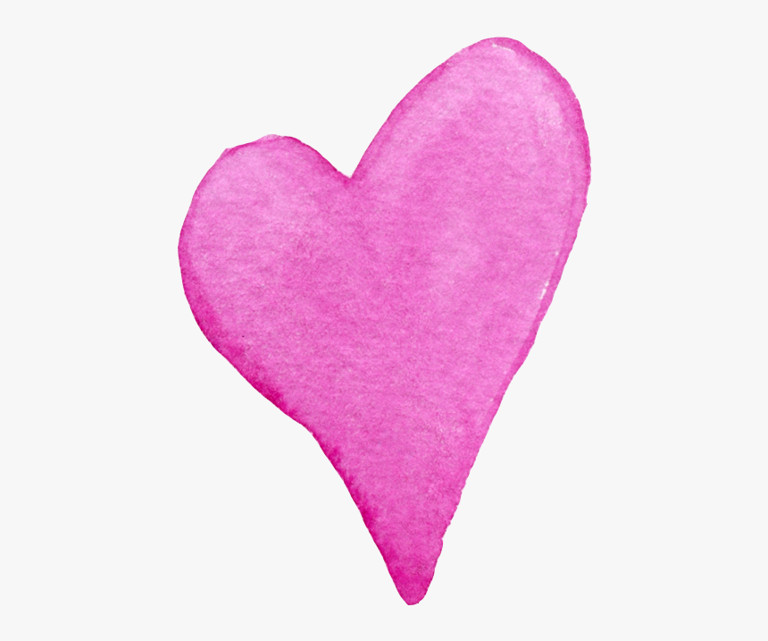 Watercolour Heart, HD Png Download