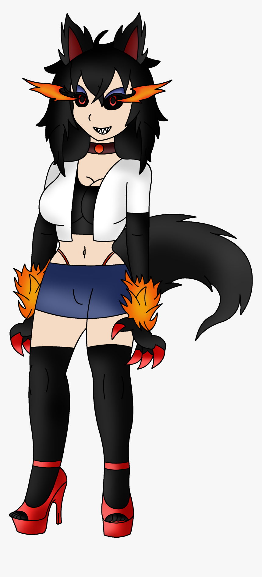 Helley Half Hellhound - Cartoon, HD Png Download