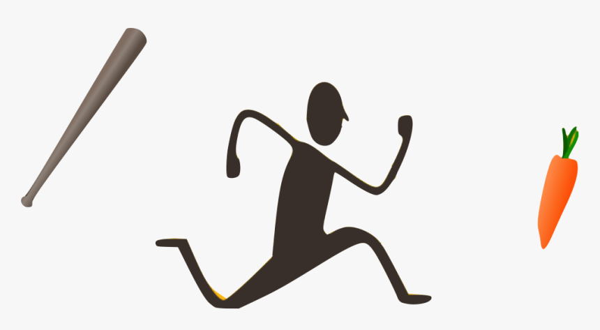 Stick And Carrot Icon, HD Png Download