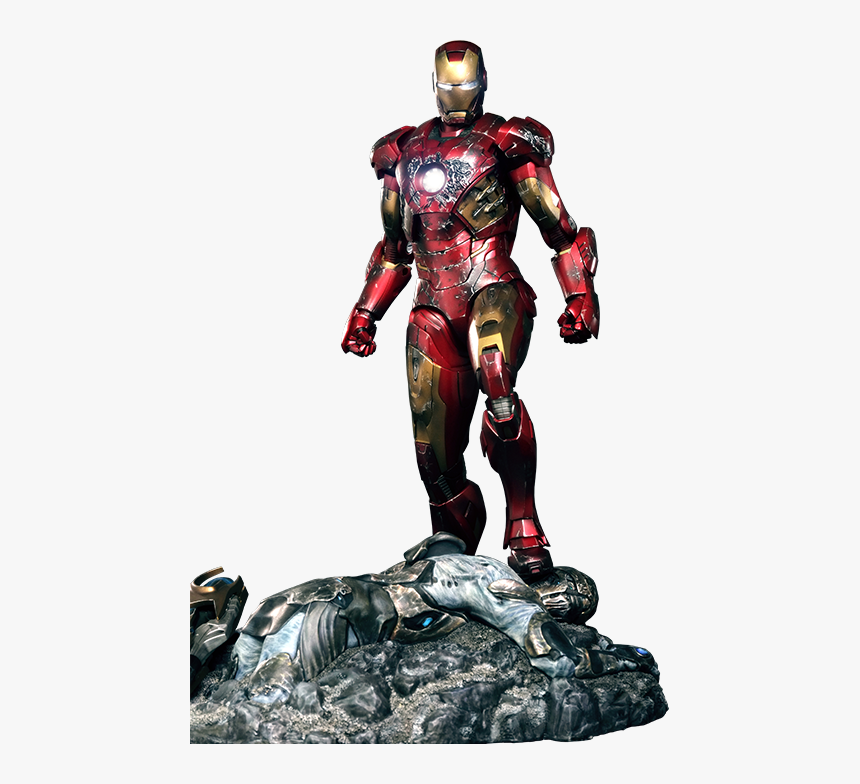 Transparent Damaged Png - Best Pose Hot Toys Iron Man, Png Download
