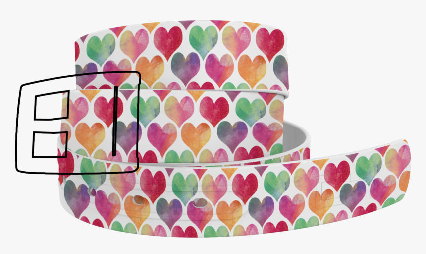 Water Color Heart Png, Transparent Png