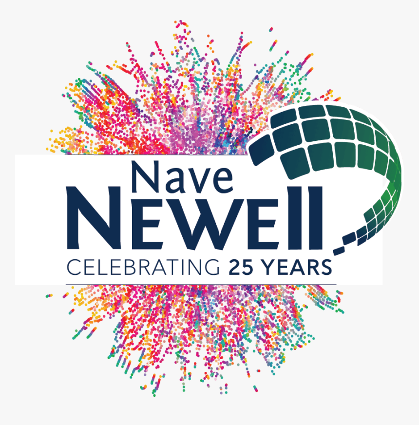 Navenewell 25logo Confetti - Nave Newell, HD Png Download