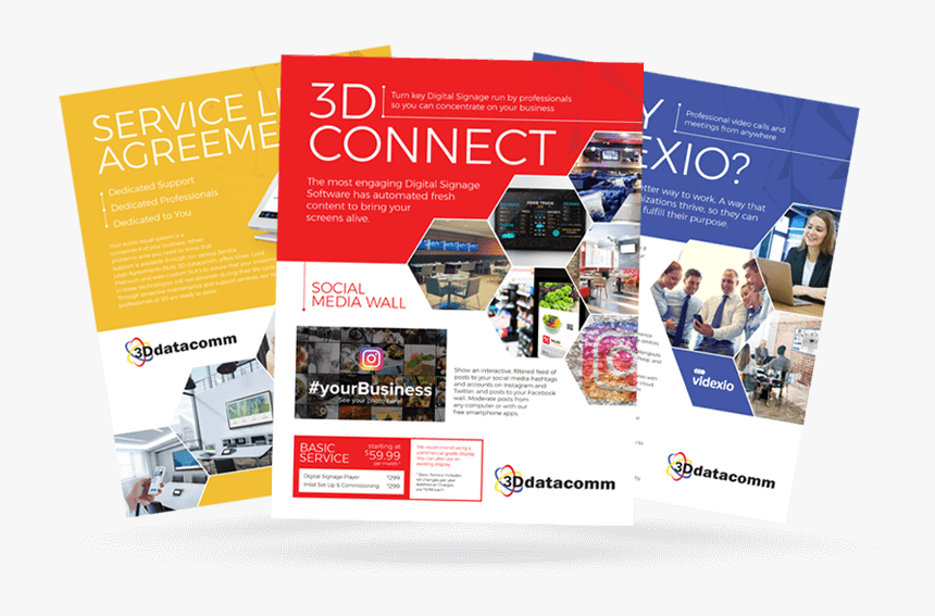 3d Datacomm - Brochures - Flyer, HD Png Download