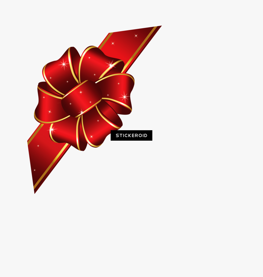 Ribbon - Red Ribbon Bow Png, Transparent Png