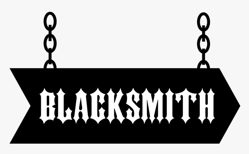 The Blacksmith S Shop Forge Anvil - Blacksmith Sign Png, Transparent Png
