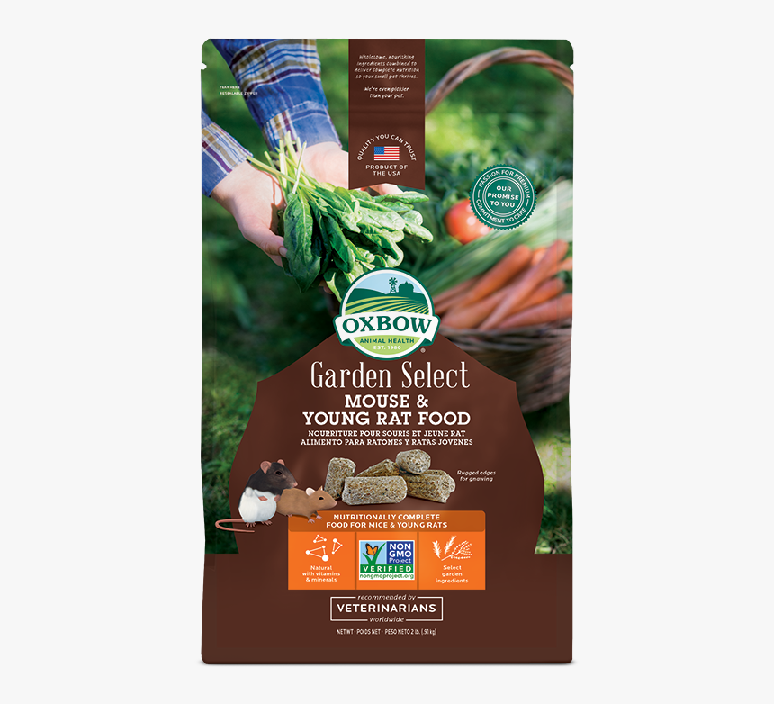 Garden Select Mouse & Young Rat Food - Oxbow Garden Select Hamster Gerbil 1.5 Lb, HD Png Download