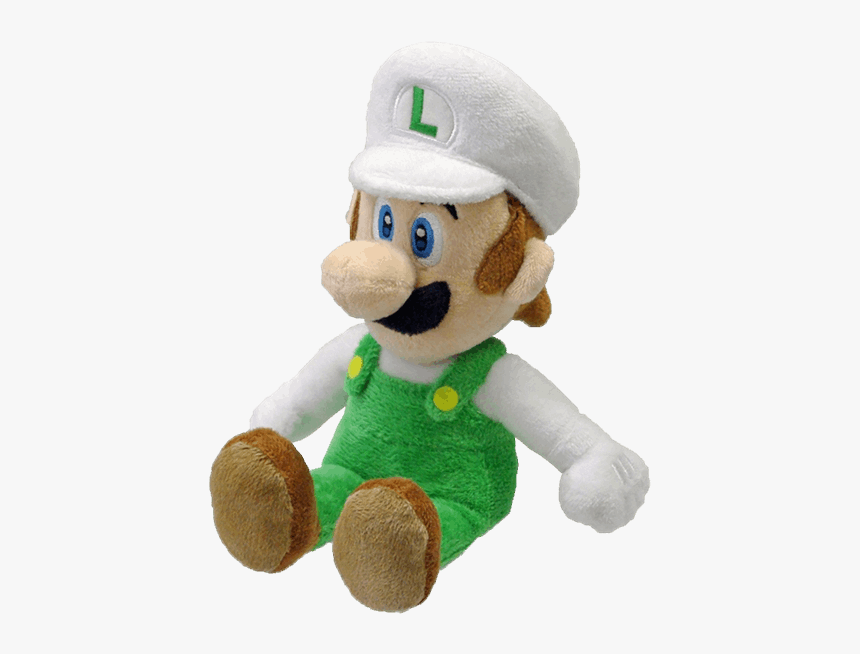 Mario Fire Luigi Plush, HD Png Download