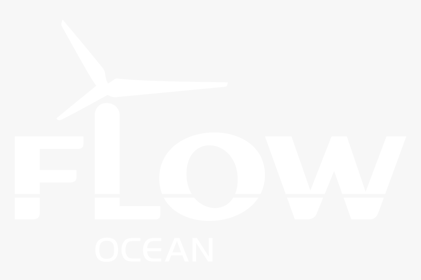 Flowocean White Logo - Windmill, HD Png Download