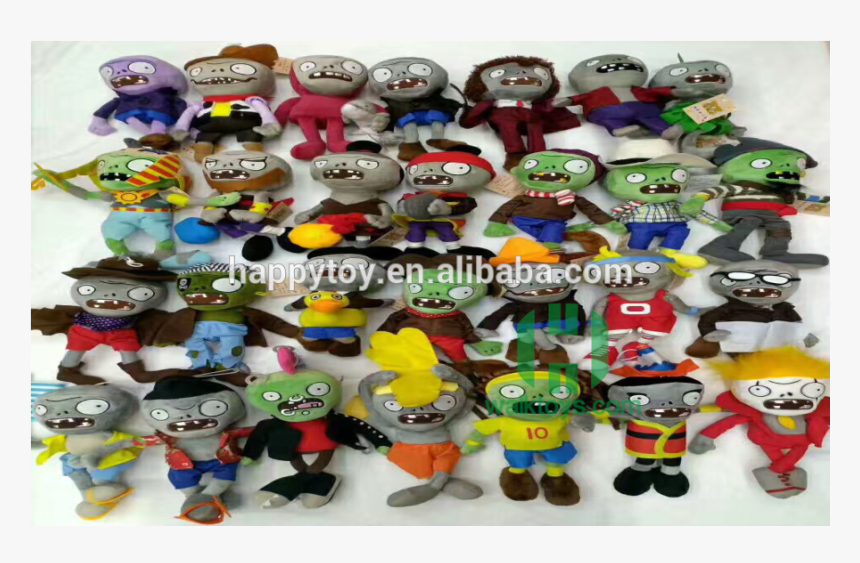 Wholesale Stock 20cm Zombies Vs Plant Toys Stuffed - Figurine, HD Png Download