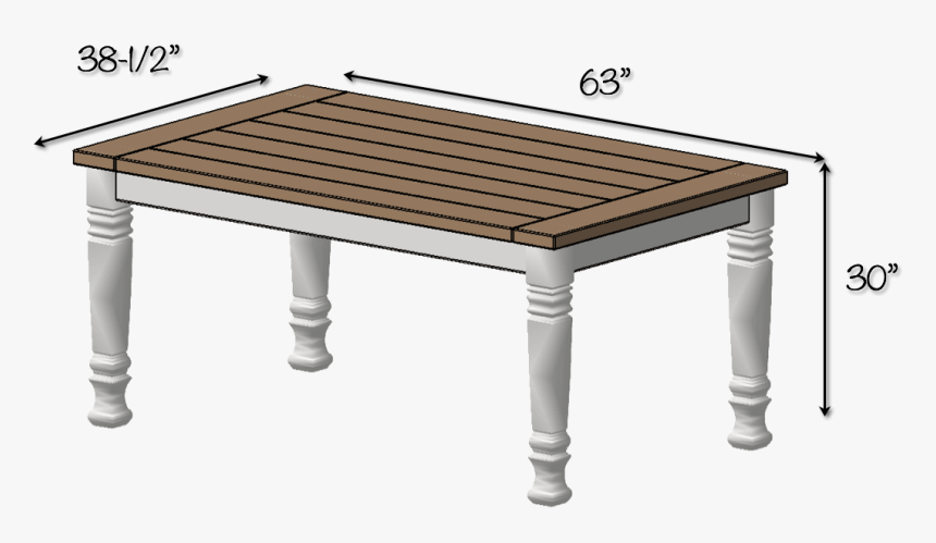 Farmhouse Table Plan, HD Png Download