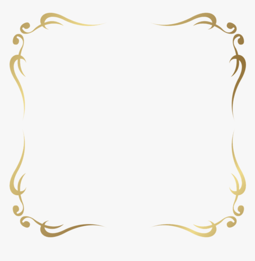Decorative Frame Border Png, Transparent Png