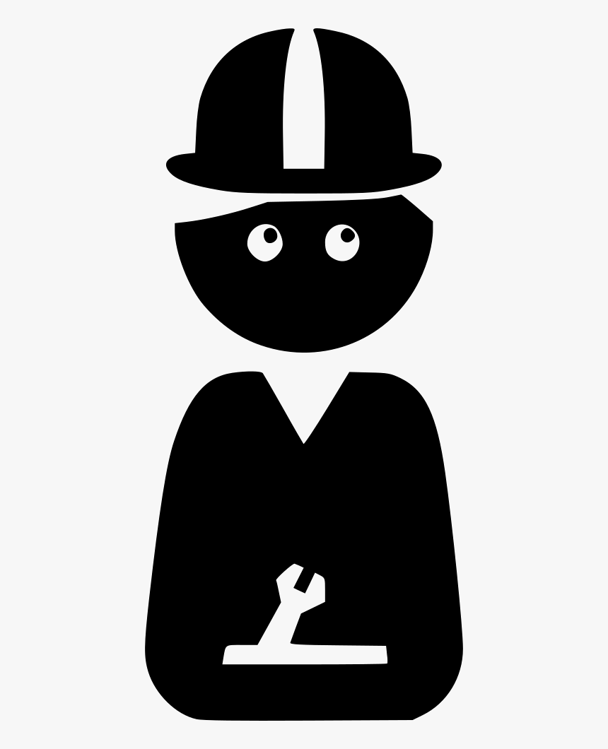 Construction Worker - Cartoon, HD Png Download