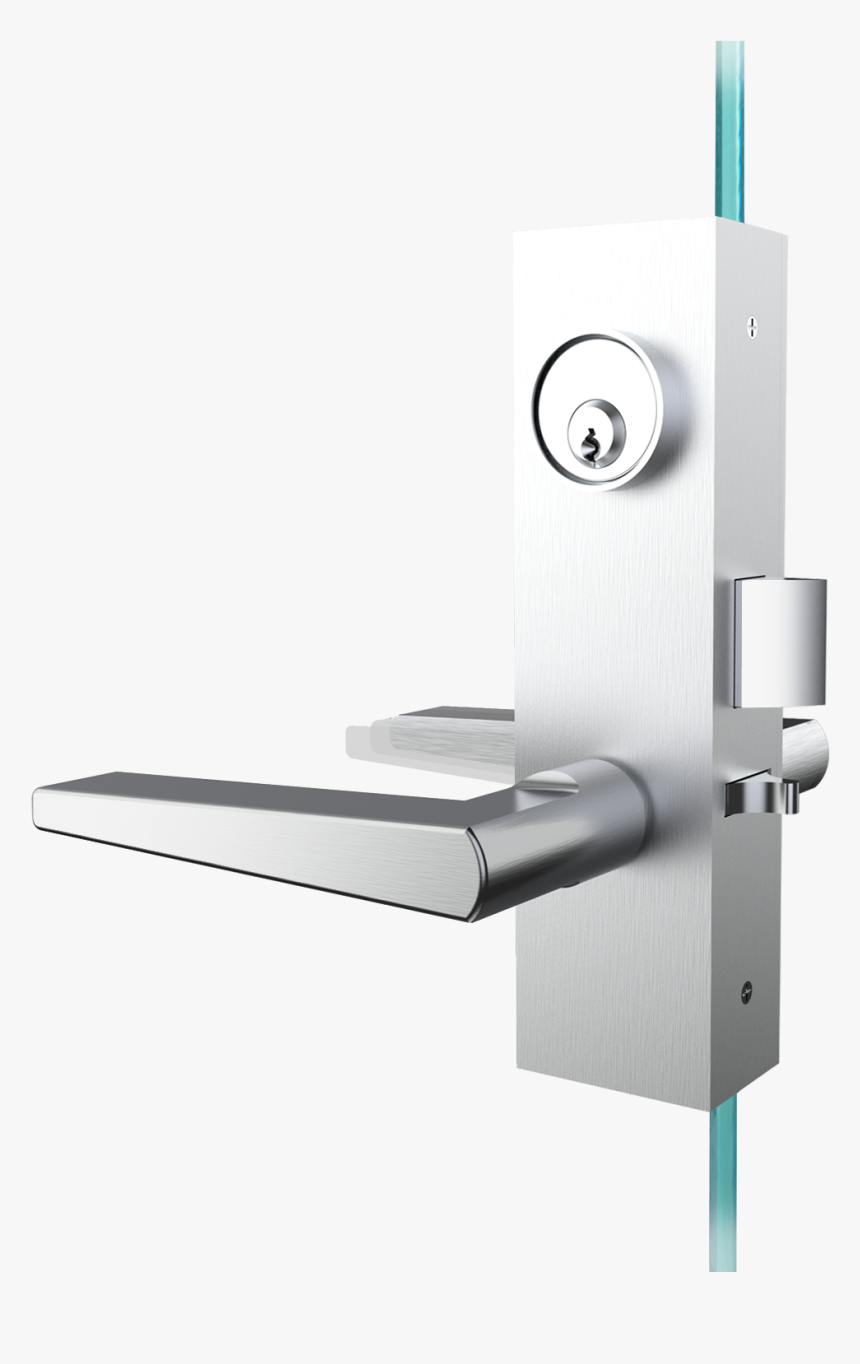 Mortise Cylinder Glass Lock, HD Png Download