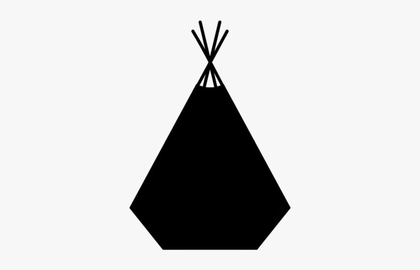 Teepee Indian Shelter Png Background - Triangle, Transparent Png