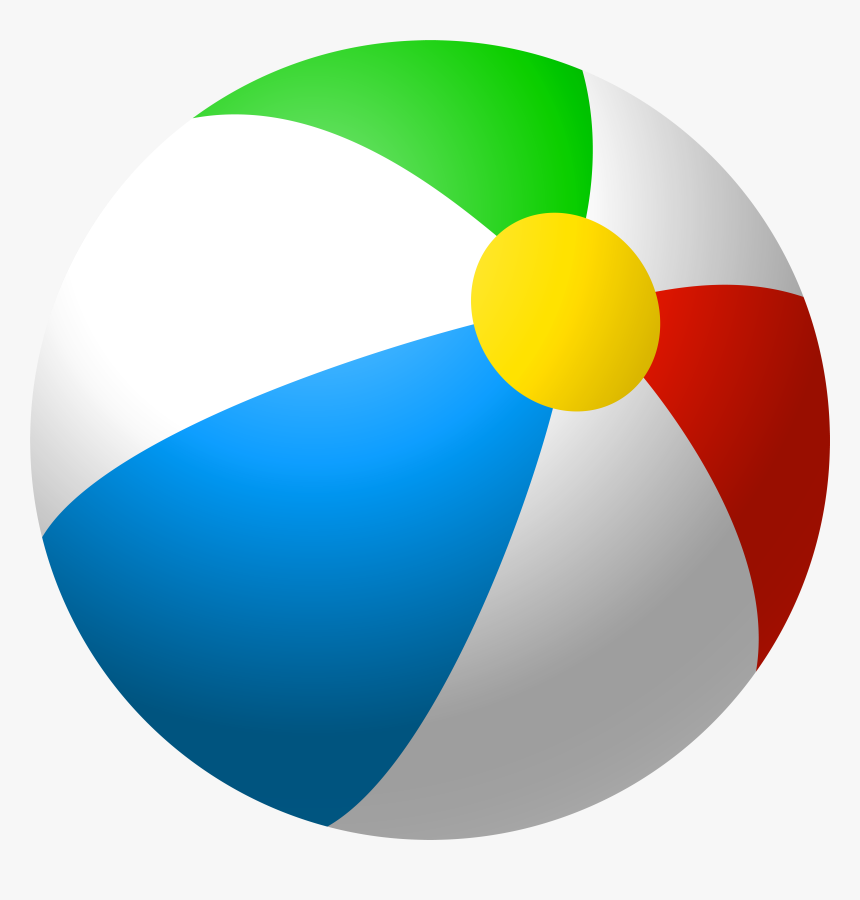 Beach Ball Clipart Png-, Transparent Png