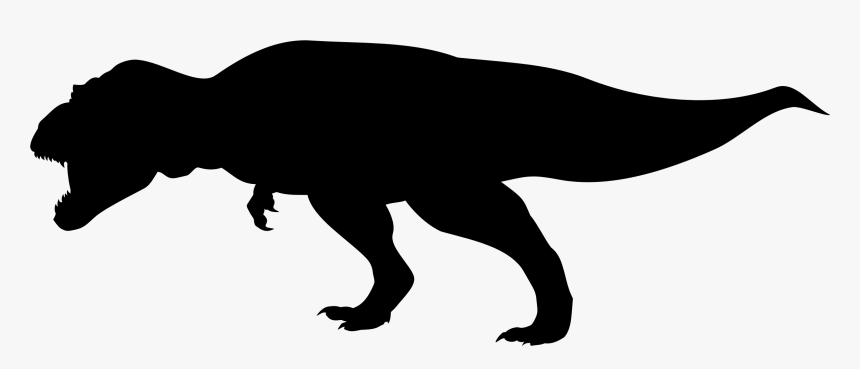 Pencil At Getdrawings Com - Png T Rex Silhouette, Transparent Png