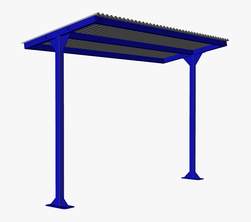 855020 2-post, 11ft Shelter 3d Rendering 1 - Pergola, HD Png Download