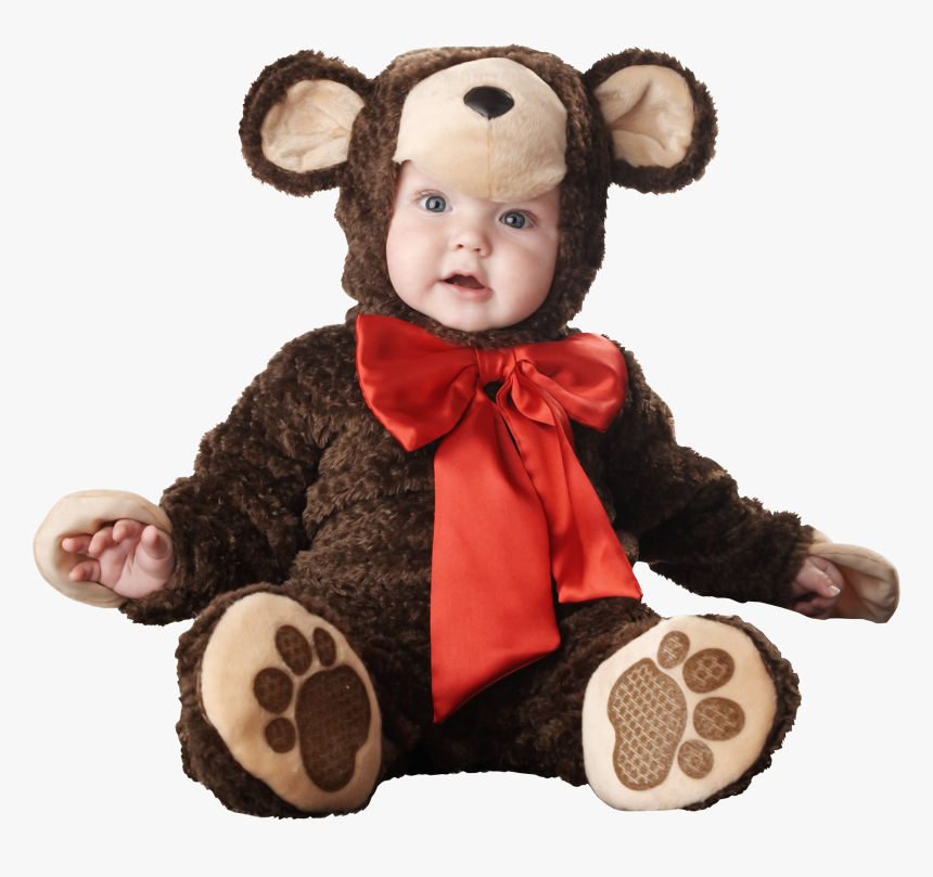 Baby, Child Png - Teddy Bear Dress Baby, Transparent Png