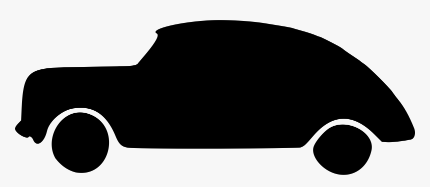 Car Silhouette 2 Icons Png - Silhouette Car Clip Art, Transparent Png