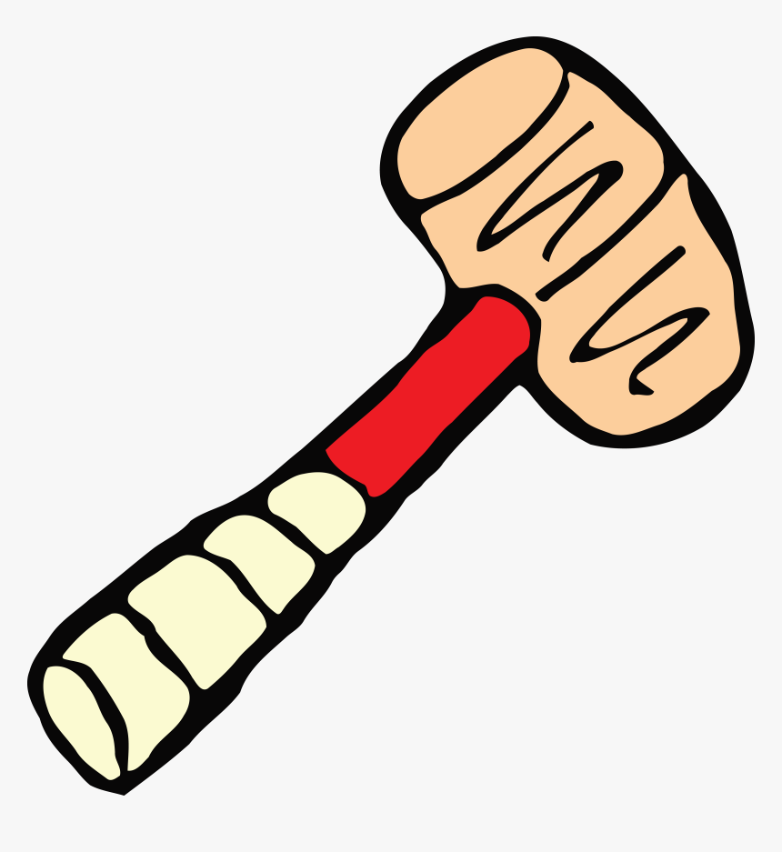 Free Clipart Of A Hammer - Hammer Drawn Png, Transparent Png