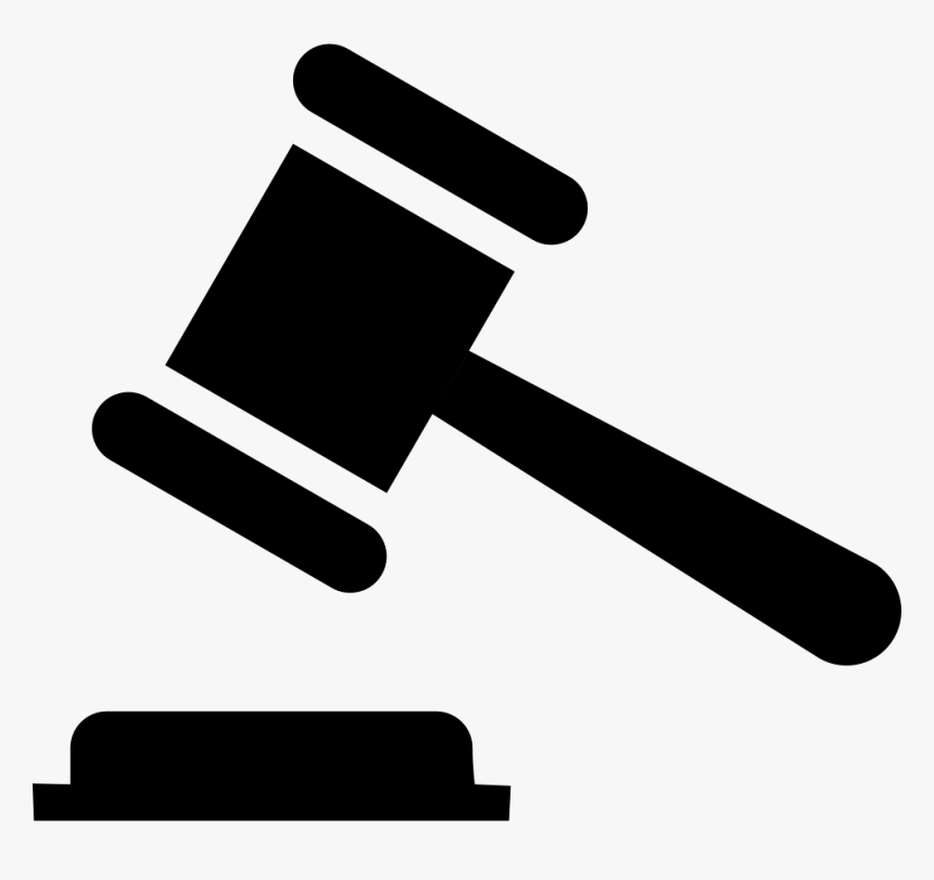 Auction Hammer Png - Judge Hammer Icon Transparent, Png Download