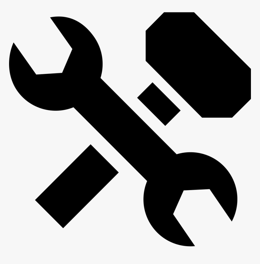 Transparent Crossed Wrench Clipart - Hammer And Wrench Png, Png Download