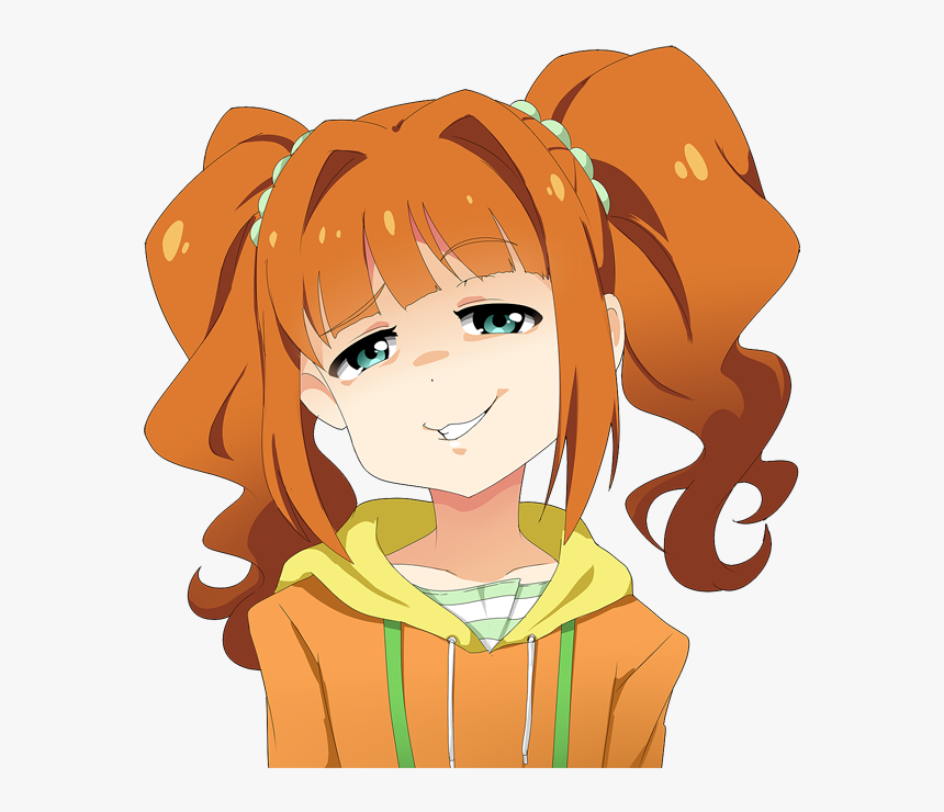 Smug Anime Girl Transparent, HD Png Download