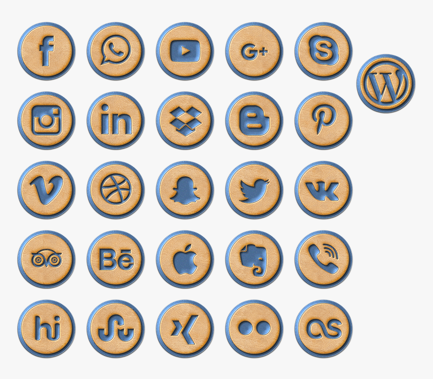 Social Media, Icon, Icons, Social, Media, Buttons - Hwacheon Hi Eco 21hs, HD Png Download