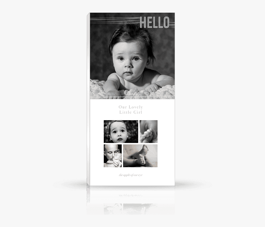 Front Photo Book Cover Designed For Newborn, Baby And - Toddler, HD Png Download