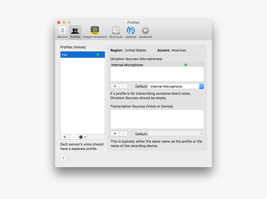 Profile Pane - Mac Dragon Nuance Select Icon, HD Png Download