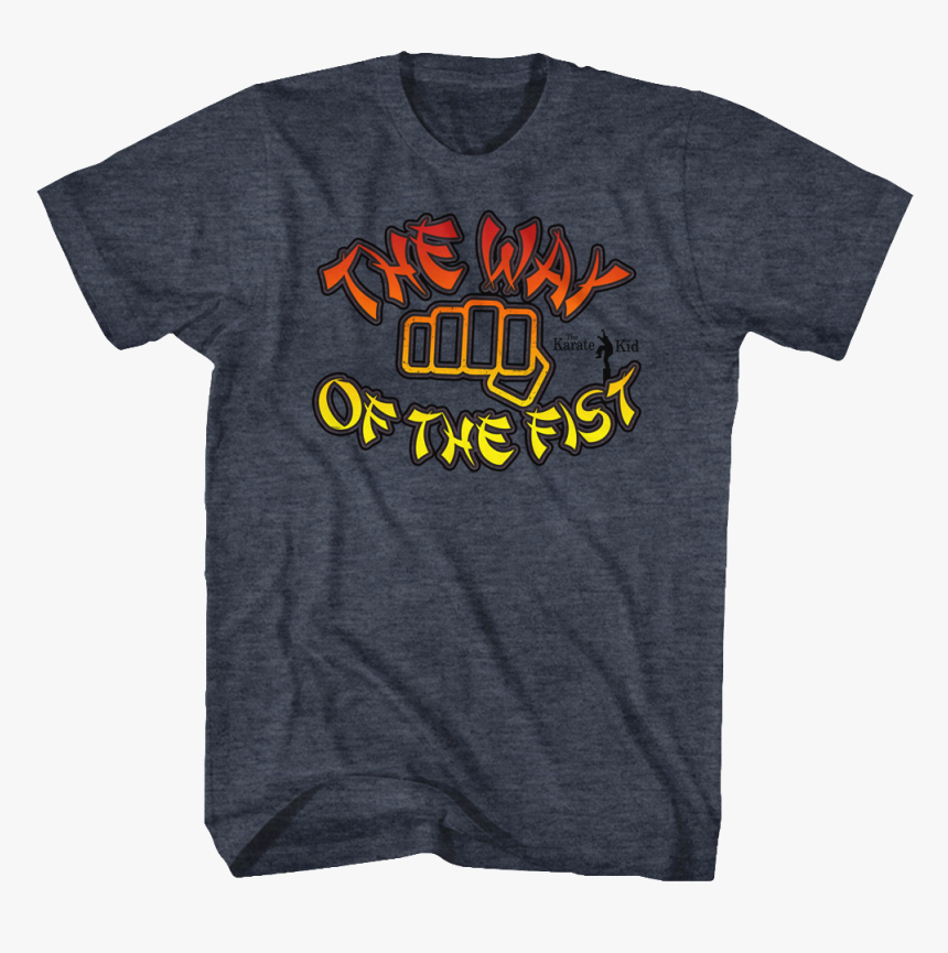 The Way Of The Fist Karate Kid T-shirt - Active Shirt, HD Png Download