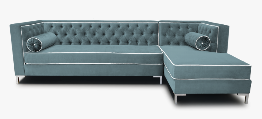 Kids Room Italian With Chaise Thomasville Black And - Tufted Double Chaise Sectional, HD Png Download