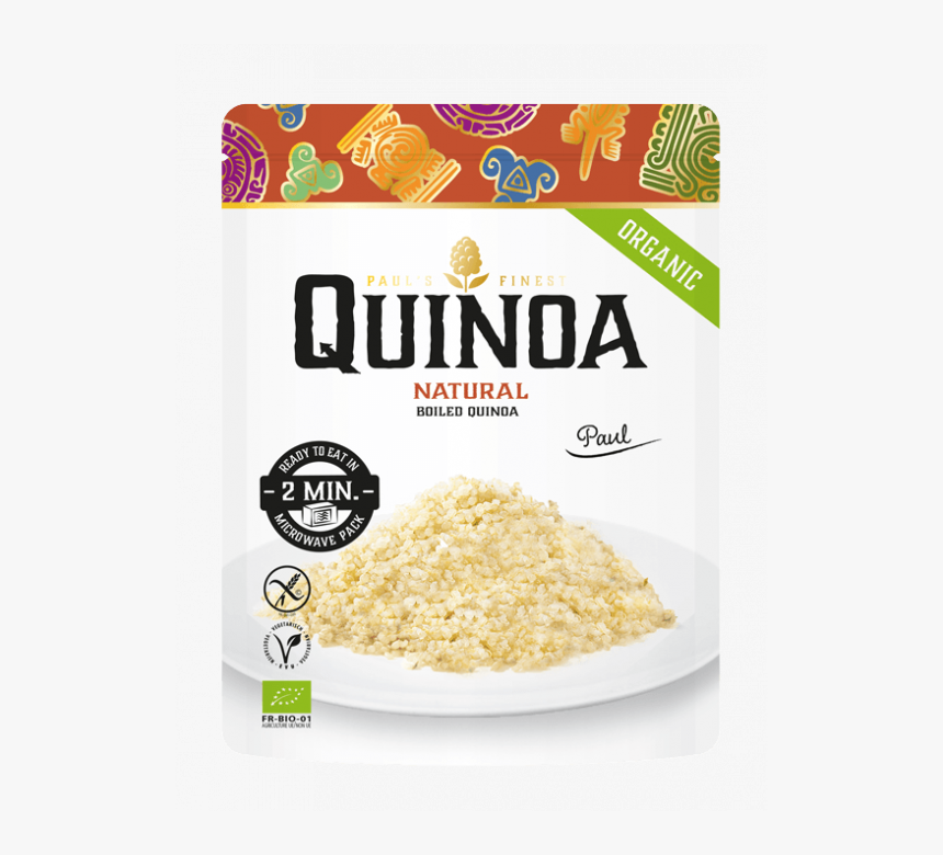 Paul S Quinoa Naturel Microwavable Pouch - Paul's Finest Quinoa, HD Png Download