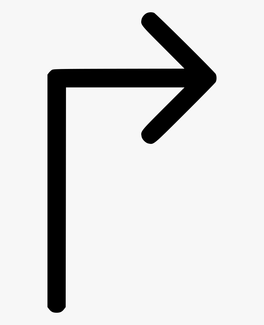 Turn Right Arrow - Turn Right Arrow Png, Transparent Png
