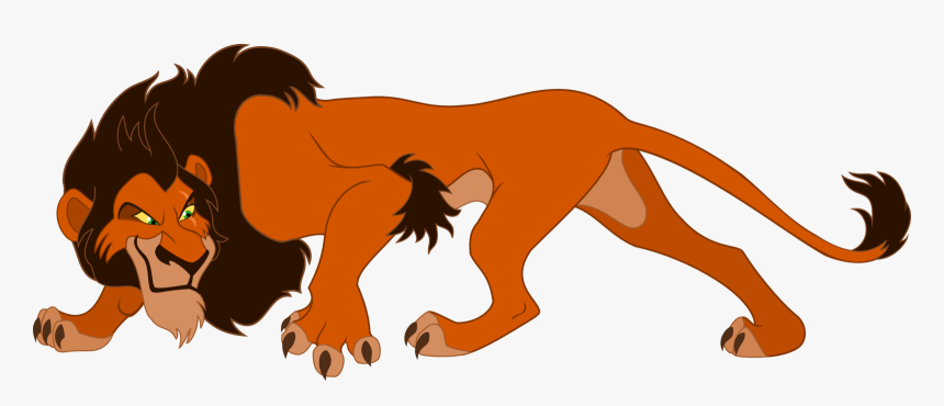 The Lion King Scar Png Transparent Image - Scar Lion King Cartoon, Png Download