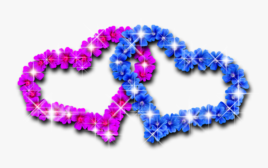 Transparent Wedding Heart Png - Wedding Blue Heart Png, Png Download