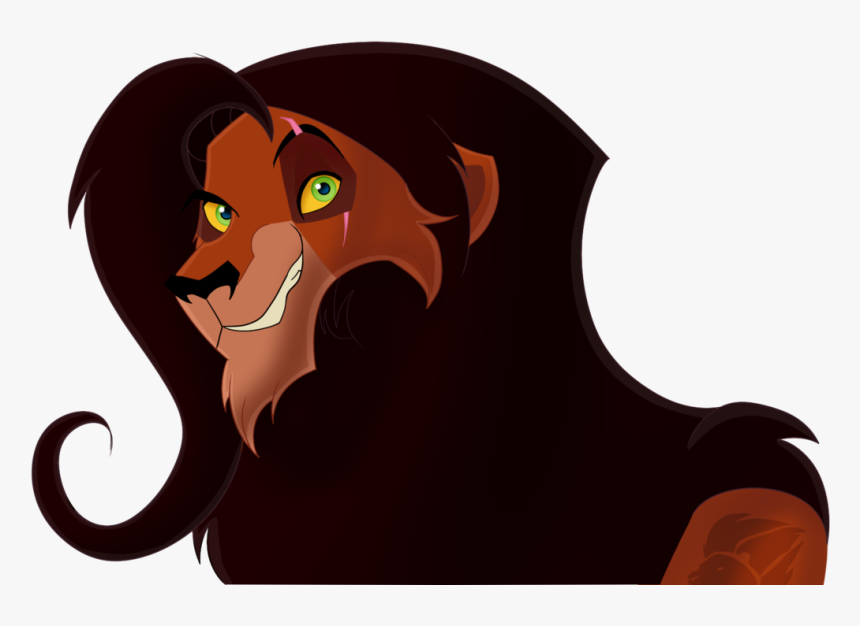 Scar Cat Lion Art - Scar Young Lion King, HD Png Download