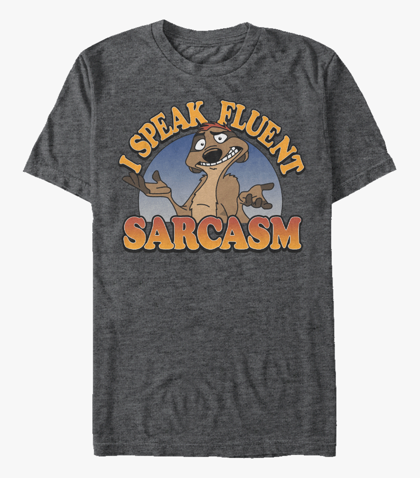 Lion King Timon Sarcasm T-shirt - Active Shirt, HD Png Download