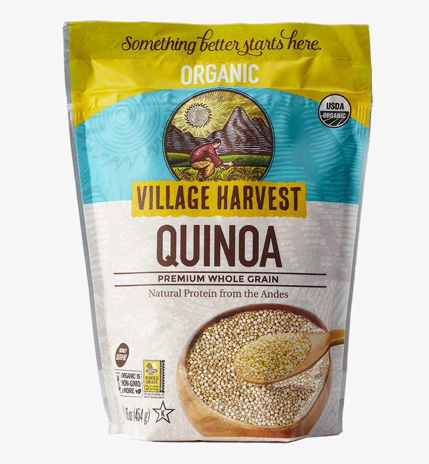 Village Harvest - Golden Quinoa - Village Harvest Quinoa 16 Oz, HD Png Download