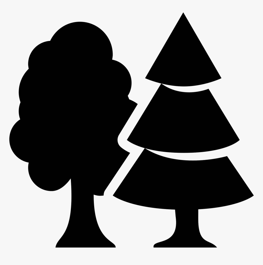 Creek Vector Forest - Forest Icon Png White, Transparent Png