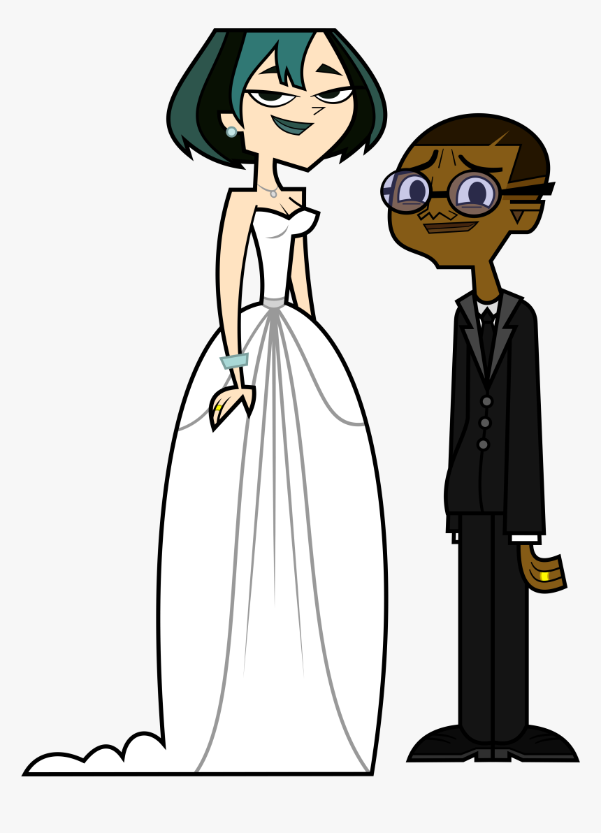 Gwemeron Wedding By Terrance Hearts Art - Total Drama Island Gwen, HD Png Download