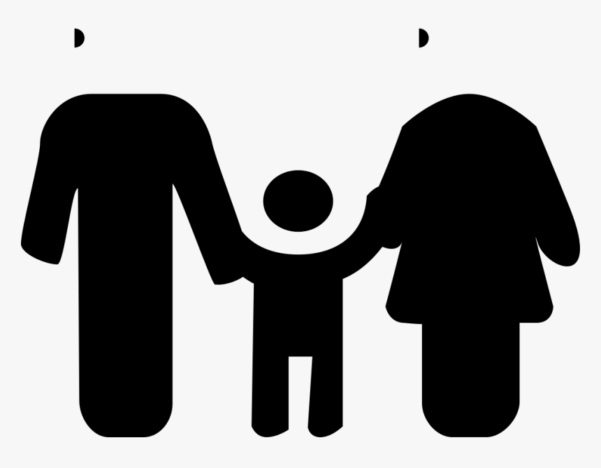 Transparent Family Icon Png - Black And White Cliparts Of Daughter, Png Download
