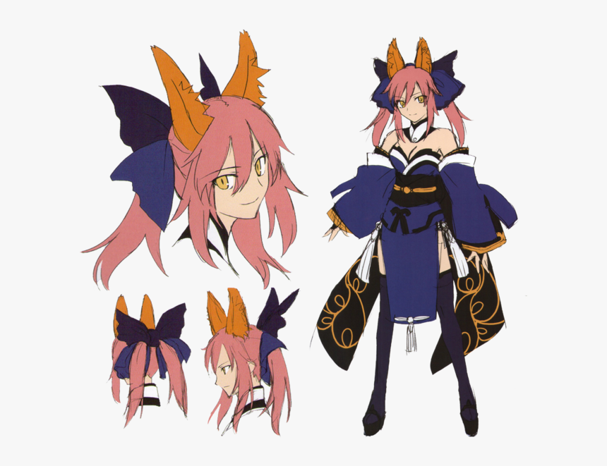 Caster Fateextra - Tamamo No Mae Concept Art, HD Png Download ...