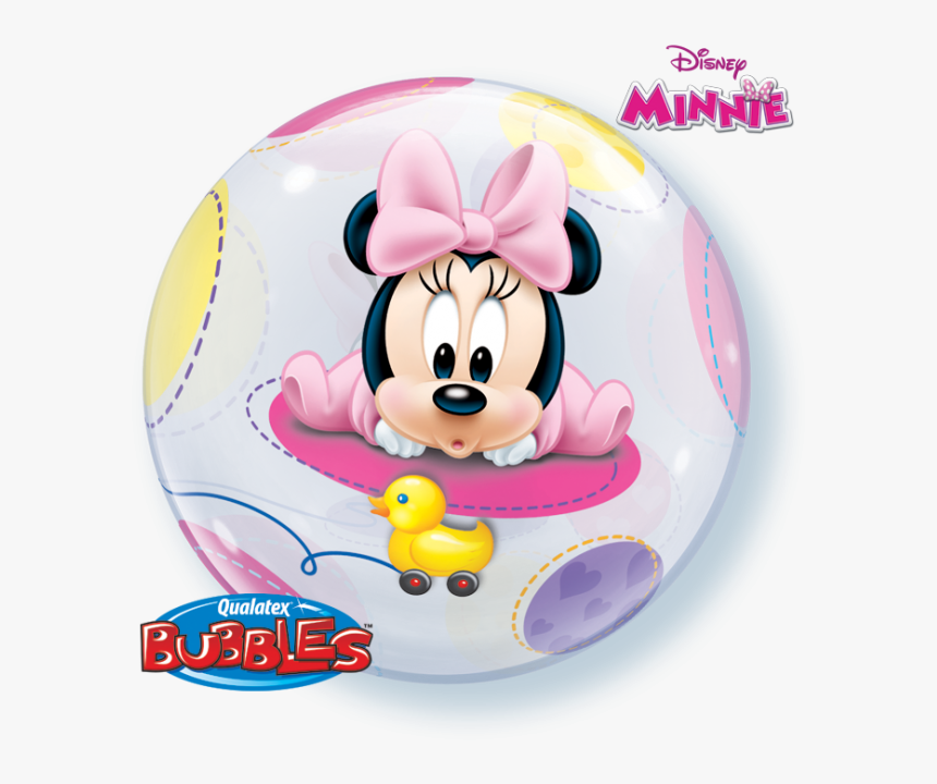 Disney Baby Minnie Mouse - Minnie Mouse Design Balloon, HD Png Download