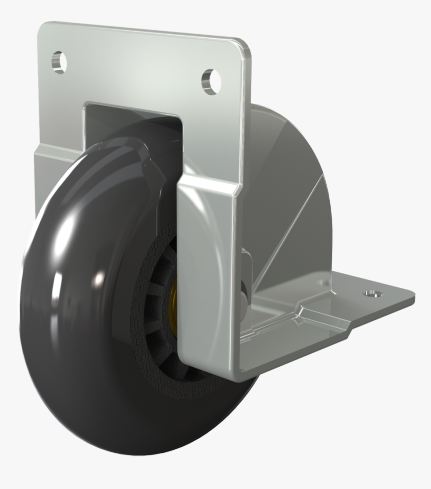 Zinc - Offset Edge Castor, HD Png Download