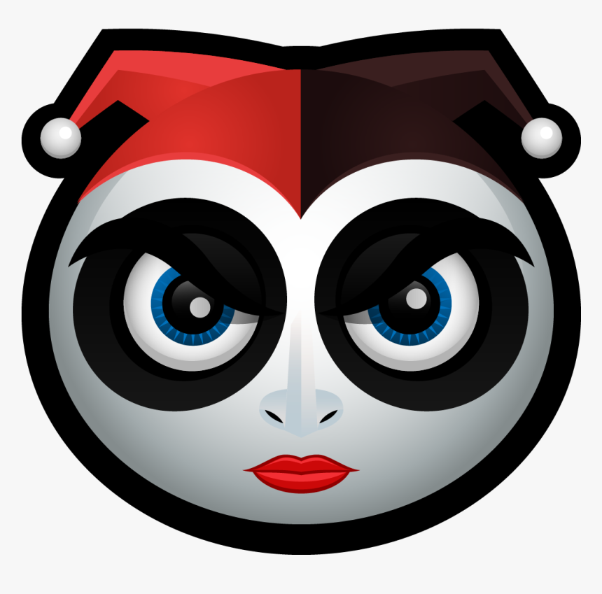 Harley Icon - Harley Quinn Head Png, Transparent Png
